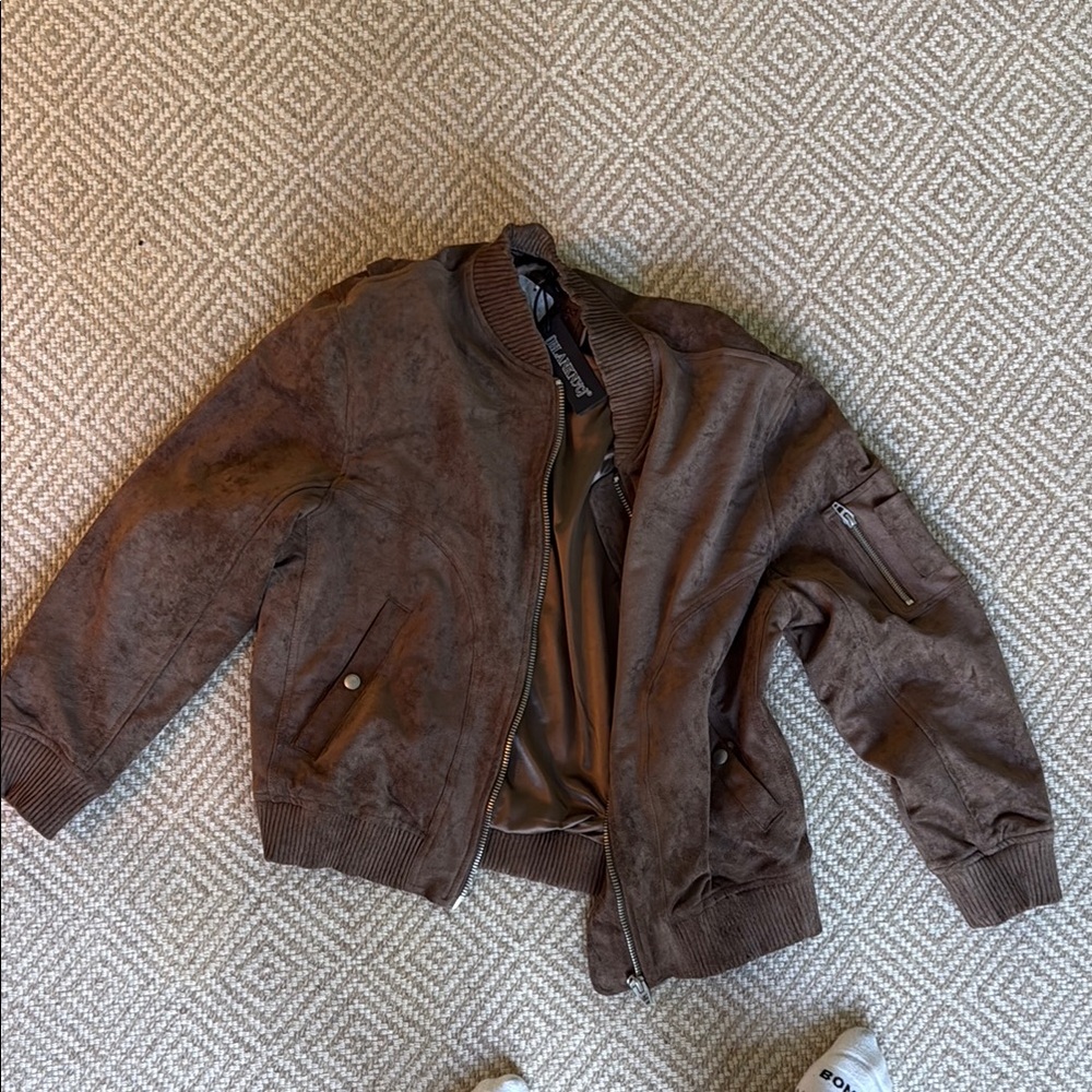 Free People Brick Wall Bomber Jacket